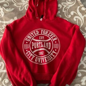 Cropped hoodie